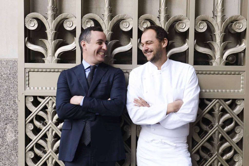 Will Guidara with Daniel Humm- photo by EMP- Credit Liz Barclay