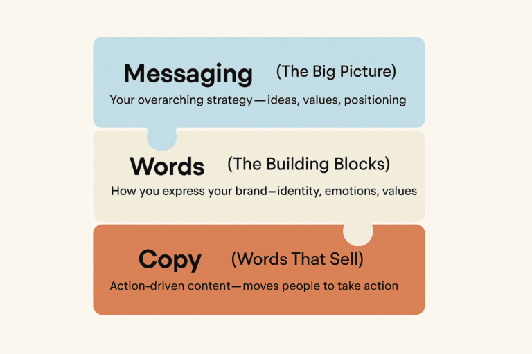 brand messaging vs copywriting