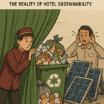 Hotel worker uncovering hidden sustainability issues